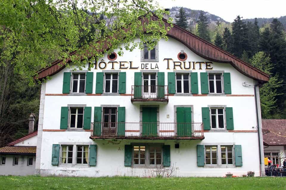 Hôtel de la Truite à Champ du Moulin