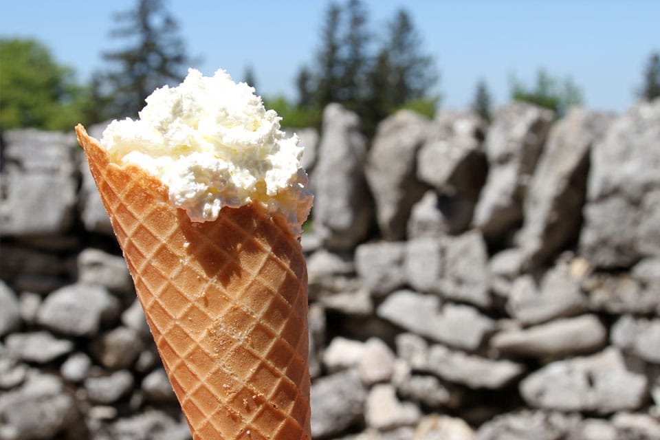 Cornet à la crème au Soliat, Creux du Van